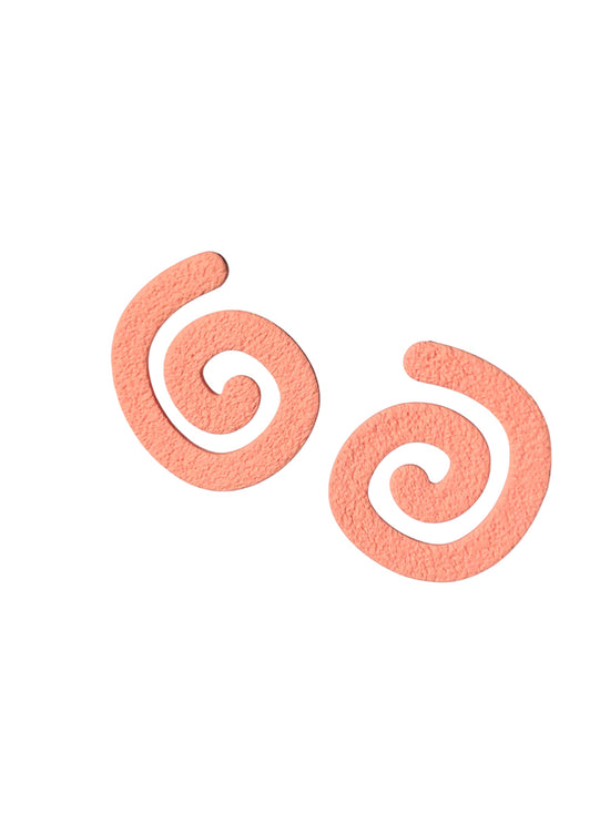 Swirl in Peach Pink
